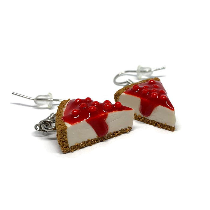 Cherry Cheesecake Dangle Earrings