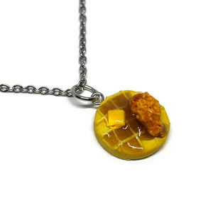 Chicken and Waffle Necklace