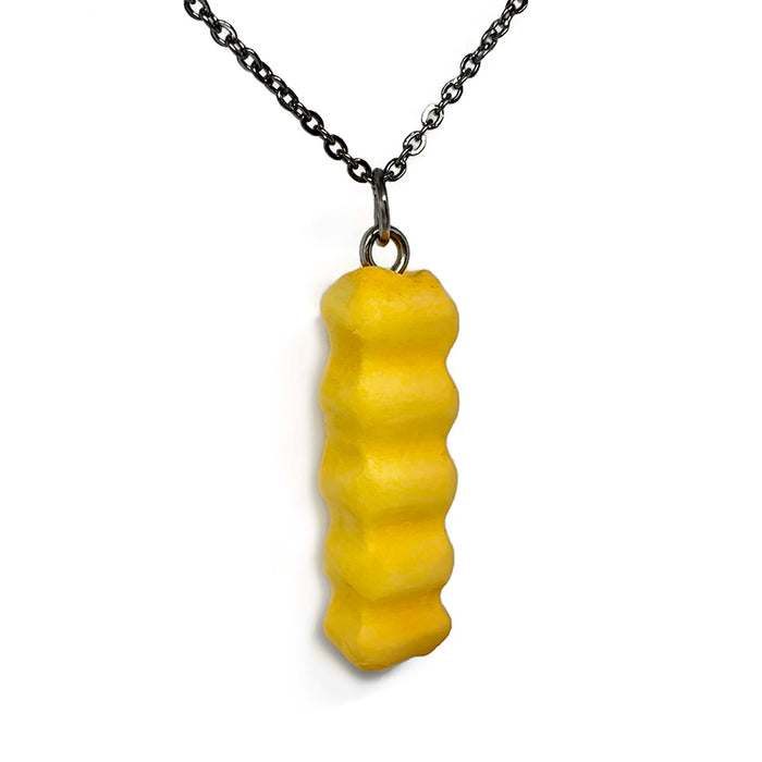 Crinkle Fry Necklace