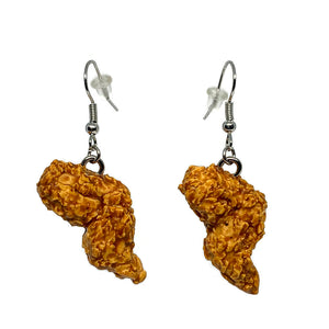 Crispy Chicken Wing Dangle Earrings