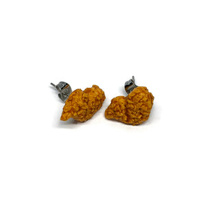 Crispy Chicken Wing Stud Earrings
