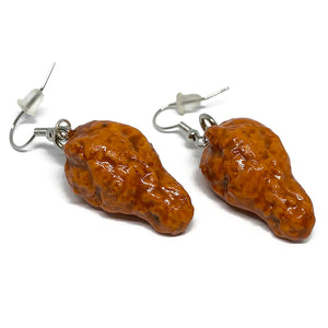 Buffalo Chicken Wing Dangle Earrings