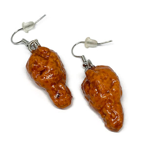 Buffalo Chicken Wing Dangle Earrings