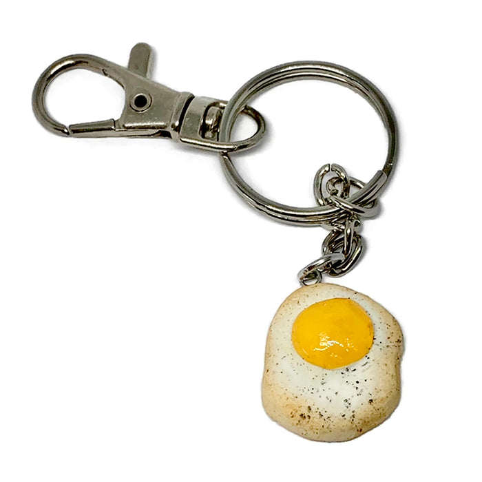 Fried Egg Keychain