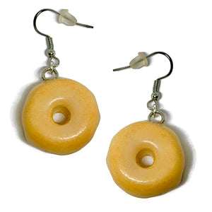 Glazed Donut Dangle Earrings