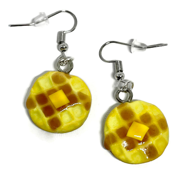 Waffle Dangle Earrings