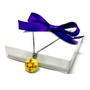 Waffle Earring and Necklace Gift Set