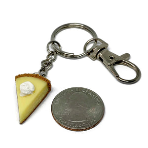 Key Lime Pie Keychain