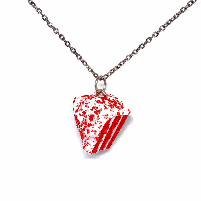 Red Velvet Cake Necklace
